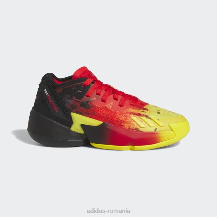 Adidas don. numărul 4 pantofi roșii adidas copii roșu/negru 2JBN11478