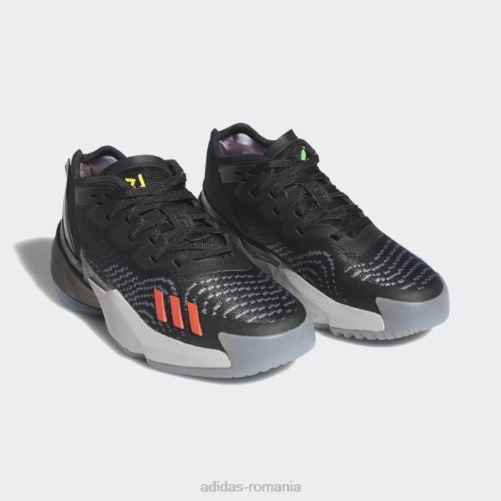 Adidas don. problema 4 pantofi carbon copii negru/carbon/gri 2JBN11171