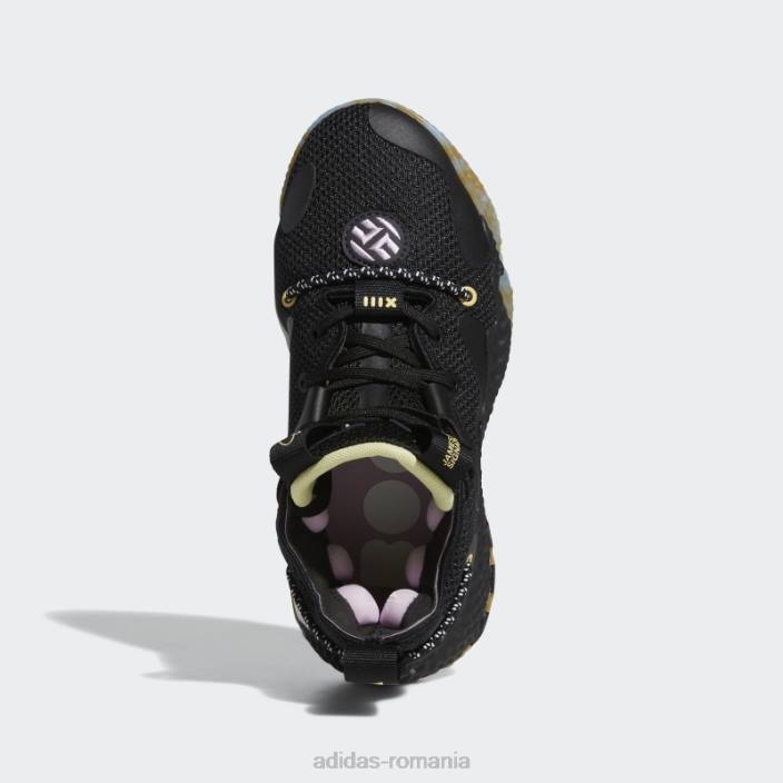 Adidas întări vol. 6 pantofi de baschet albastru fierbinte copii negru/albastru 2JBN24882