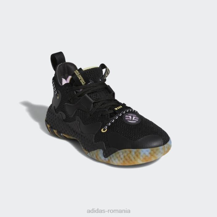 Adidas întări vol. 6 pantofi de baschet albastru fierbinte copii negru/albastru 2JBN24882