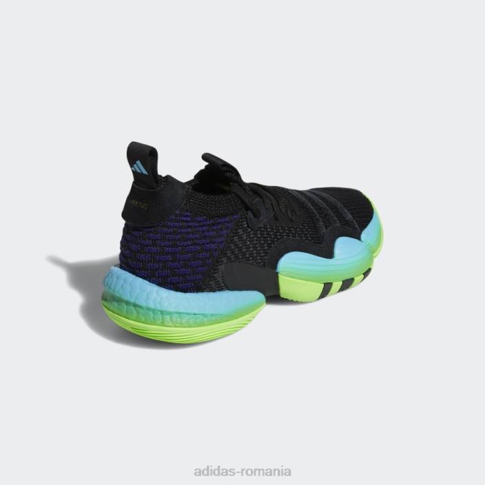 Adidas pantofi trae young 2.0 moda verde copii negru/verde 2JBN3595