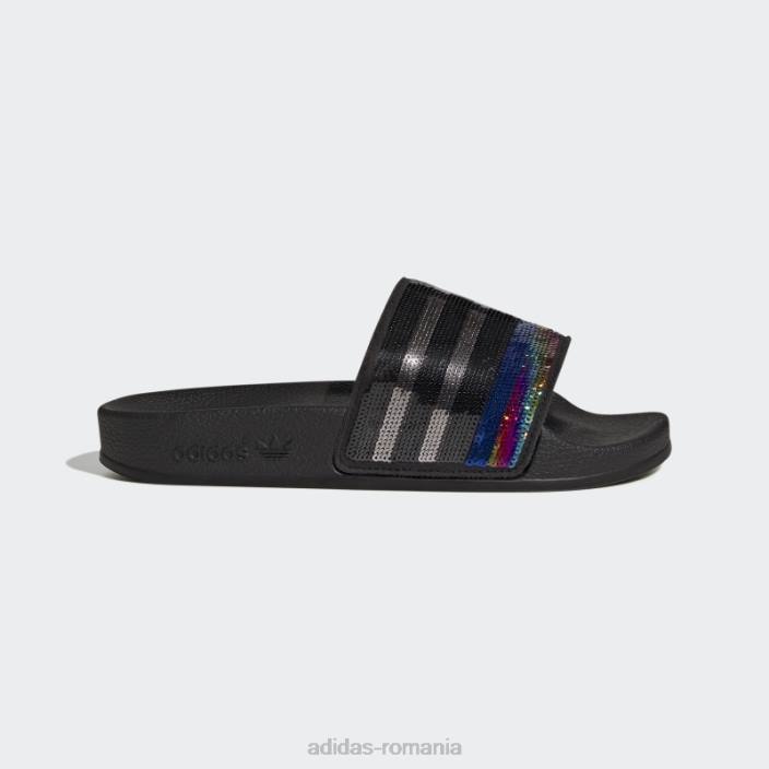 Adidas adilette slides silver copii negru/argintiu/culoare furnizor 2JBN24908