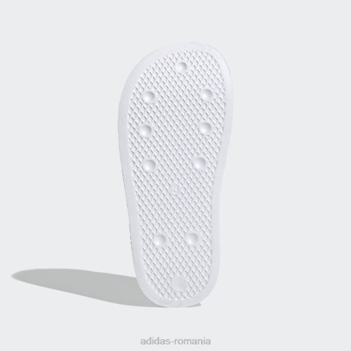 Adidas sandale adilette lite fashion negru copii alb negru 2JBN24905