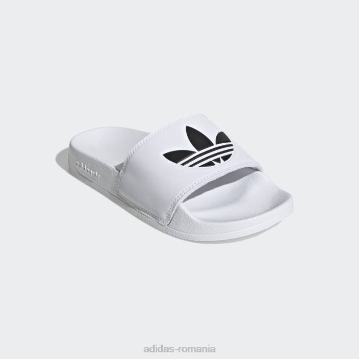 Adidas sandale adilette lite fashion negru copii alb negru 2JBN24905