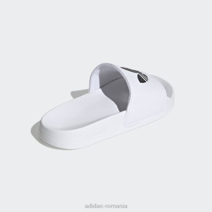 Adidas sandale adilette lite fashion negru copii alb negru 2JBN24905