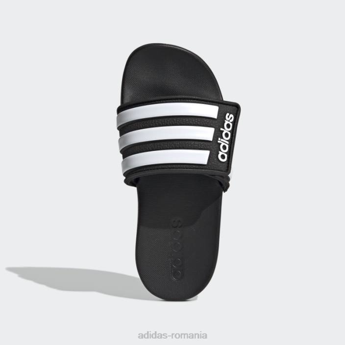Adidas sandale ajustabile adilette confort negru adidas copii alb negru 2JBN24894