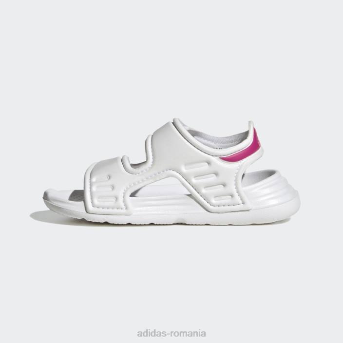 Adidas sandale altaswim adidas albe copii alb/roz fascicul/fucsia 2JBN24900