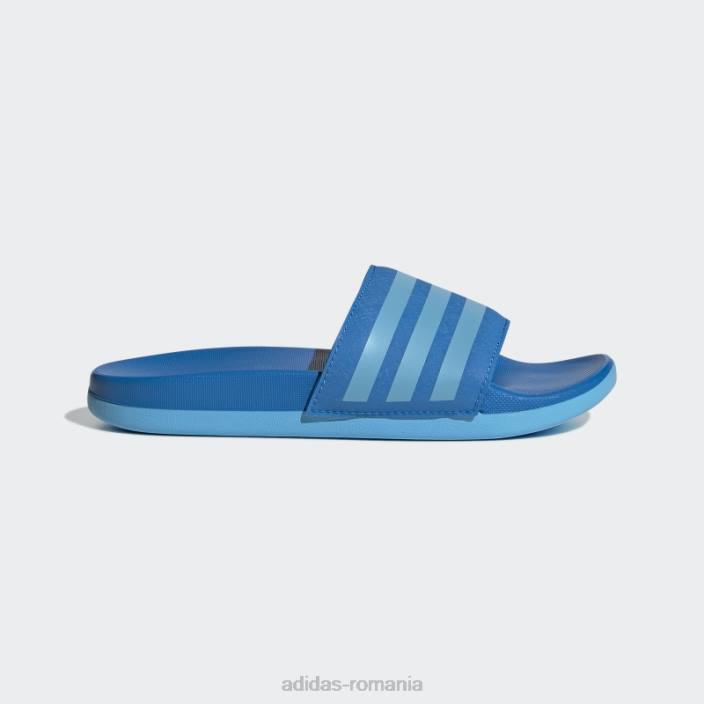 Adidas sandale de confort adilette blue rush adidas copii papură albastră/papură a cerului 2JBN24903