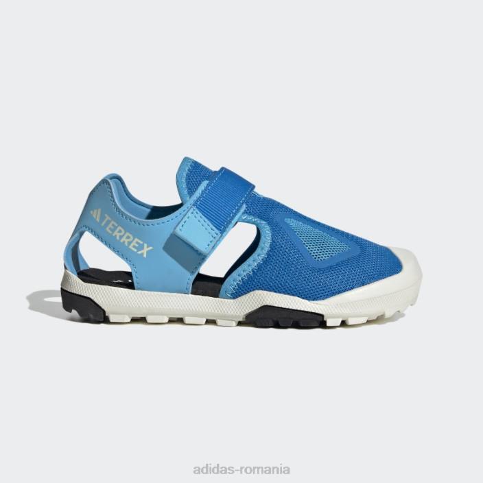 Adidas sandale blue rush terrex capitan toey 2.0 copii papură albastră/papură a cerului/alb 2JBN18047