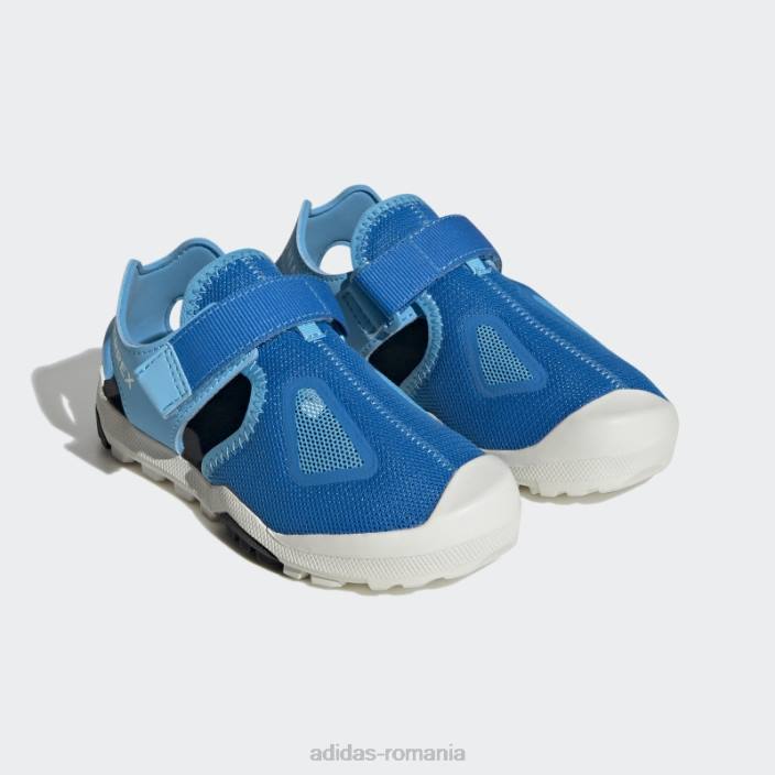 Adidas sandale blue rush terrex capitan toey 2.0 copii papură albastră/papură a cerului/alb 2JBN18047