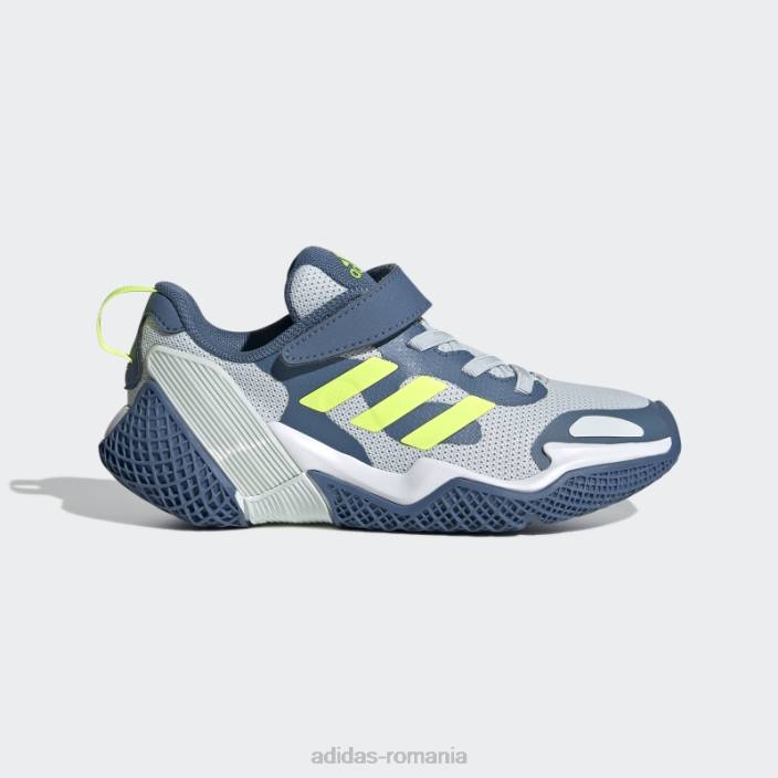 Adidas 4uture runner pantofi sport de alergare nuanță albastră copii nuanță albastră/galben/albastru alterat 2JBN18122
