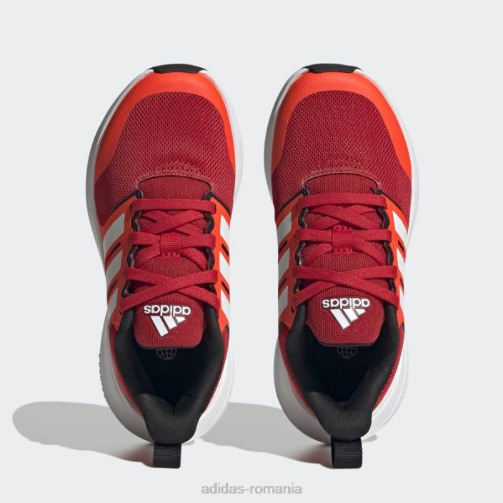 Adidas Scarlet fortarun 2.0 pantofi din dantela cloudfoam copii stacojiu/alb/rosu 2JBN11291