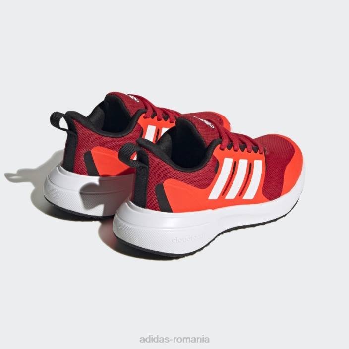Adidas Scarlet fortarun 2.0 pantofi din dantela cloudfoam copii stacojiu/alb/rosu 2JBN11291