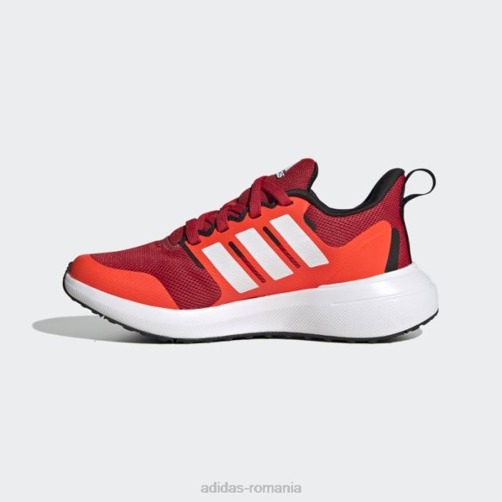 Adidas Scarlet fortarun 2.0 pantofi din dantela cloudfoam copii stacojiu/alb/rosu 2JBN11291