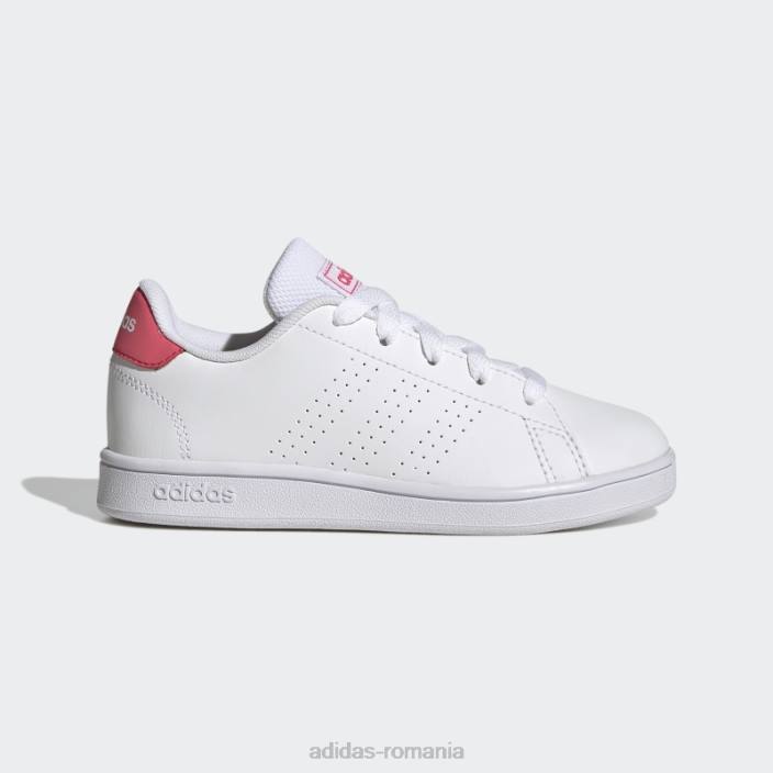 Adidas alb avantaj lifestyle pantofi din dantela adidas copii alb/roz real/negru 2JBN17901