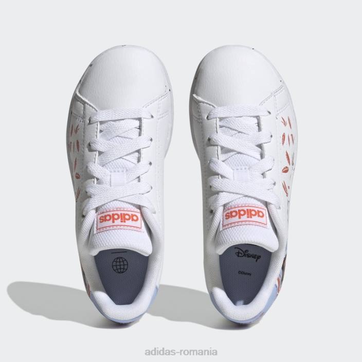 Adidas alb x disney avantaj moana pantofi moda copii zori alb/portocaliu/albastru 2JBN17881