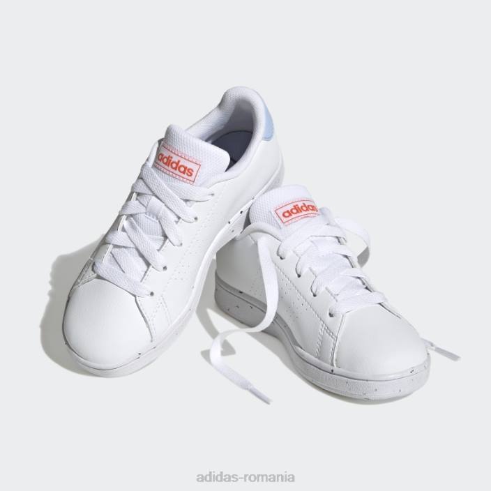Adidas alb x disney avantaj moana pantofi moda copii zori alb/portocaliu/albastru 2JBN17881