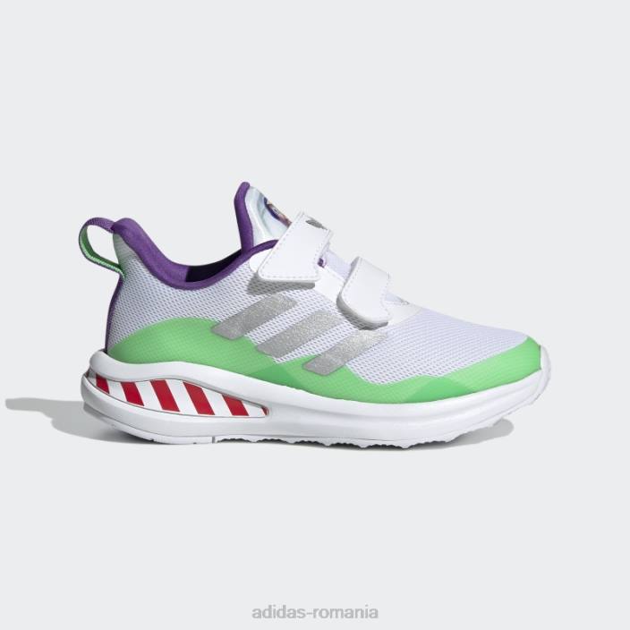 Adidas alb x disney pixar buzz lightyear toy story fortarun pantofi moda copii alb/argintiu/lai 2JBN18146