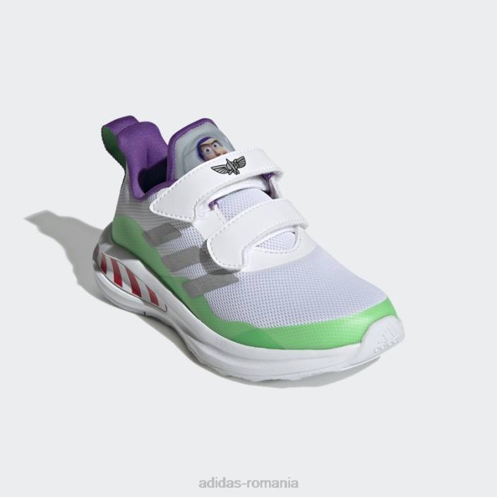 Adidas alb x disney pixar buzz lightyear toy story fortarun pantofi moda copii alb/argintiu/lai 2JBN18146
