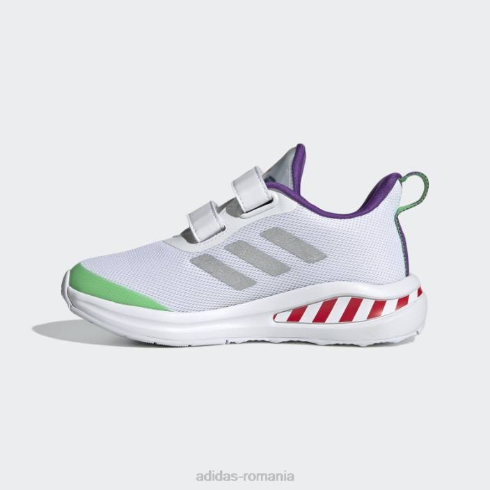 Adidas alb x disney pixar buzz lightyear toy story fortarun pantofi moda copii alb/argintiu/lai 2JBN18146
