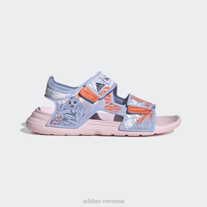 Adidas albastru alba x disney altaswim moana inot sandale moda copii albastru zori/negru/portocaliu 2JBN18228