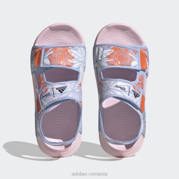 Adidas albastru alba x disney altaswim moana inot sandale moda copii albastru zori/negru/portocaliu 2JBN18228