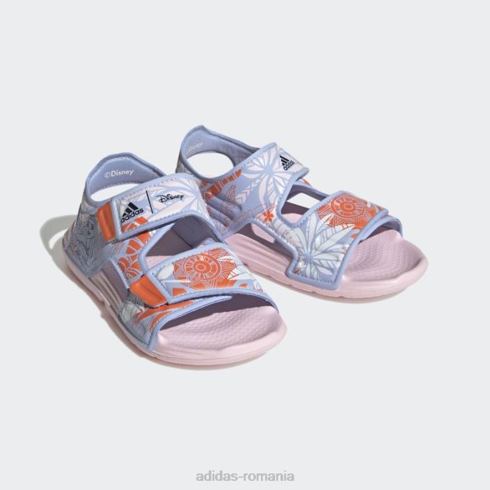 Adidas albastru alba x disney altaswim moana inot sandale moda copii albastru zori/negru/portocaliu 2JBN18228