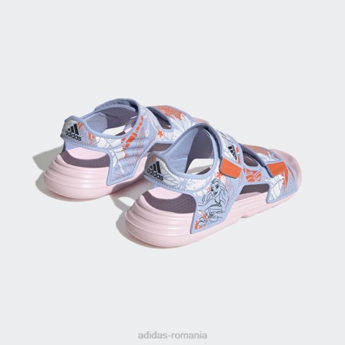 Adidas albastru alba x disney altaswim moana inot sandale moda copii albastru zori/negru/portocaliu 2JBN18228