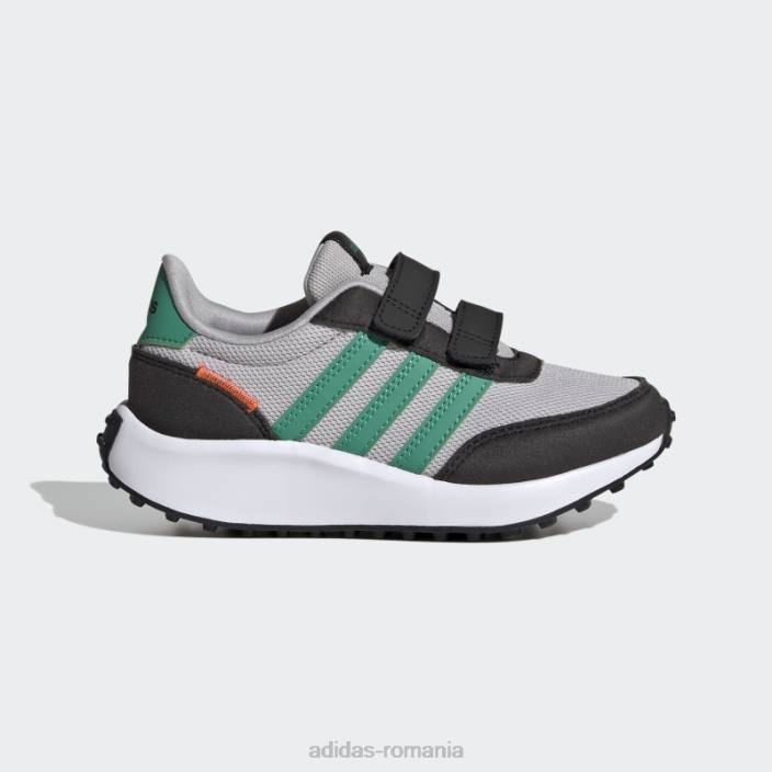 Adidas alerga pantofi anii 70 curte verde copii gri/verde curte/negru 2JBN17633
