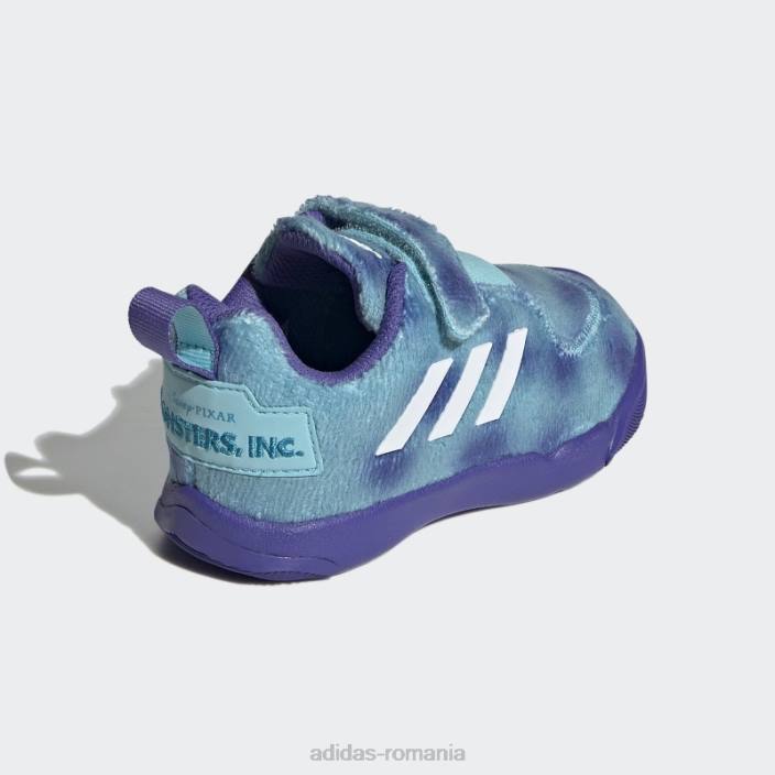 Adidas aqua disney monsters, inc. pantofi de joc activ copii aqua/alb/aqua deschis 2JBN18071