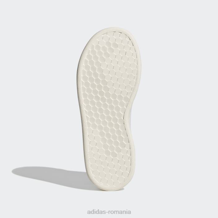 Adidas avantaj lifestyle curte dantelă pantofi cerneală copii alb/cerneală 2JBN17862