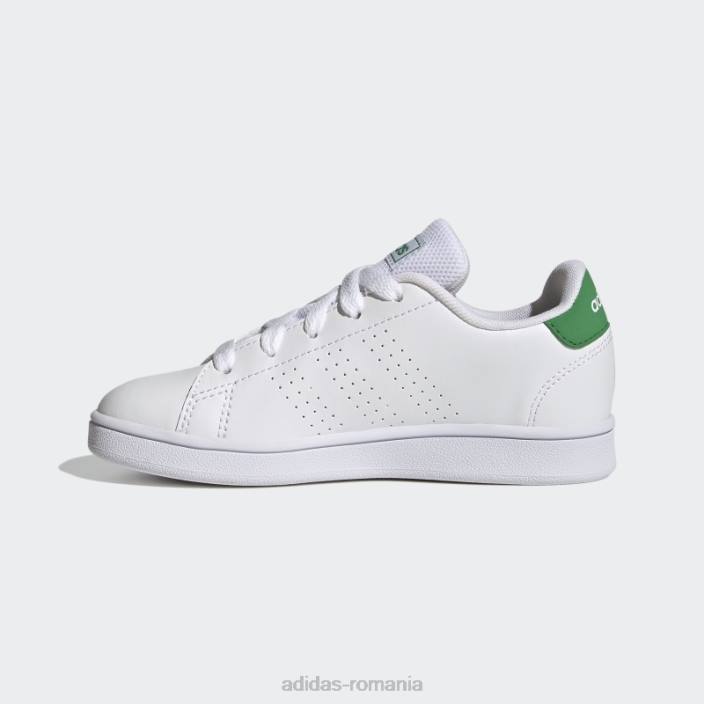 Adidas avantaj lifestyle pantofi din dantela curte verde copii alb/verde/negru 2JBN17874