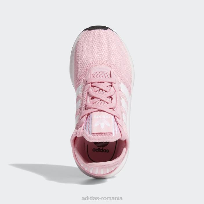 Adidas black swift run x pantofi fierbinți copii roz deschis/alb/negru 2JBN18216