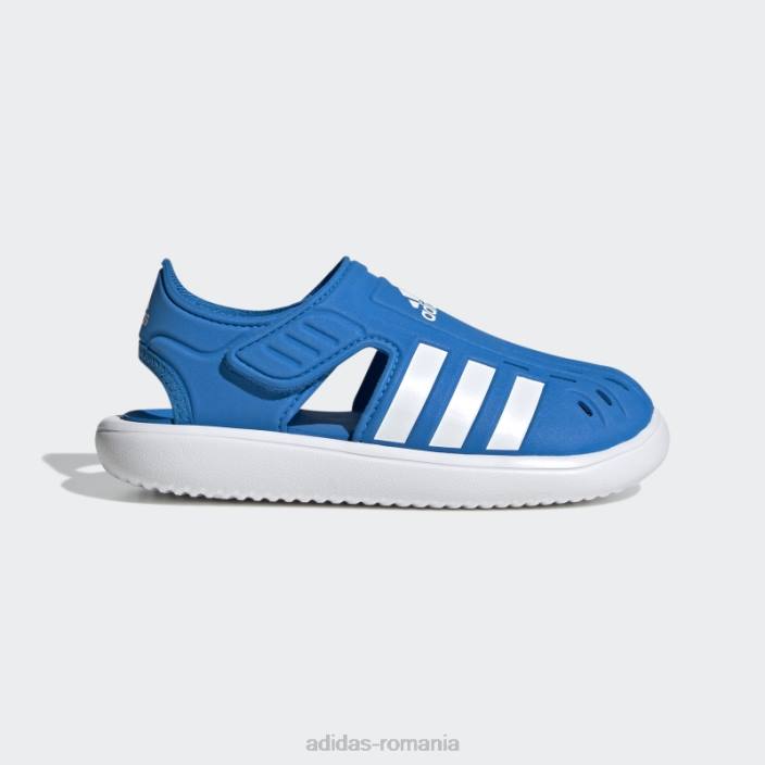 Adidas blue rush summer sandale de apă cu vârf închis copii papură albastră/alb 2JBN18064