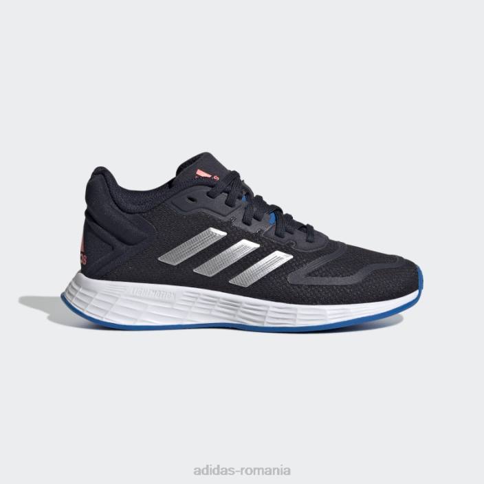 Adidas cerneală duramo 10 pantofi copii cerneală/argintiu/papură albastră 2JBN18194