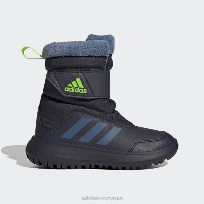 Adidas cizme de iarnă ink adidas copii cerneală/albastru/verde alterat 2JBN18168