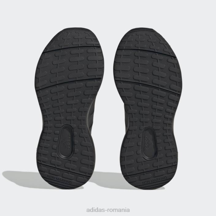 Adidas fortarun 2.0 cloudfoam dantela pantofi carbon fashion copii negru/carbon 2JBN3525