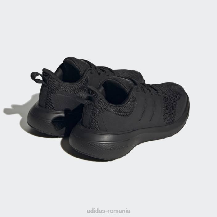 Adidas fortarun 2.0 cloudfoam dantela pantofi carbon fashion copii negru/carbon 2JBN3525