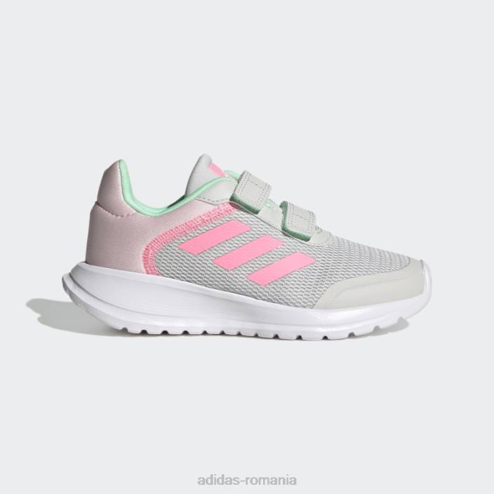 Adidas mentă tensaur run pantofi moda copii gri/roz fascicul/mentă 2JBN17704