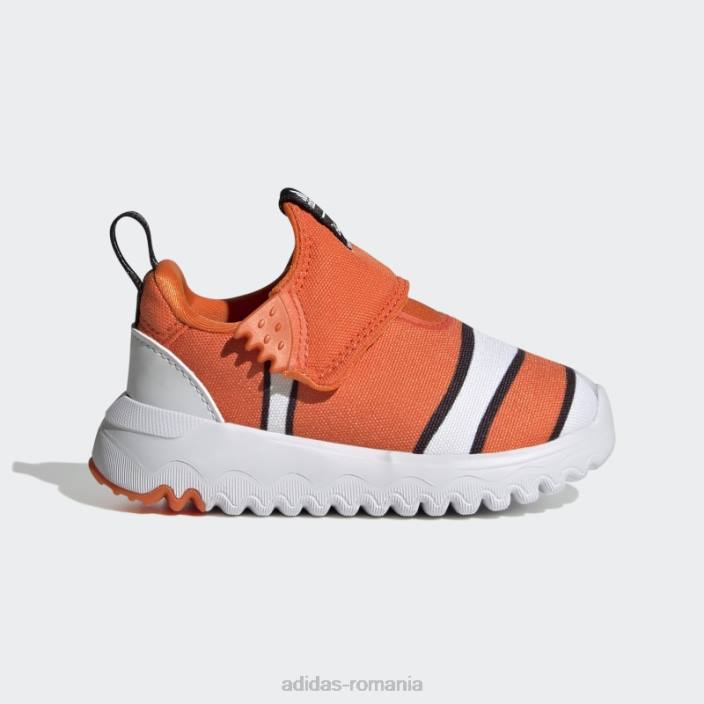 Adidas orange x disney suru365 găsirea pantofilor slip-on nemo moda copii portocaliu/alb/negru 2JBN18053