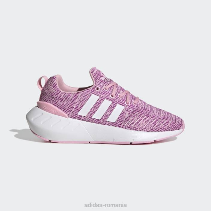 Adidas pantofi Swift Run 22 roz adevărat copii roz adevărat/alb/roz 2JBN17951