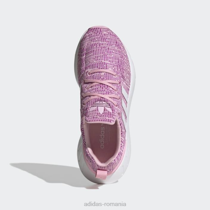 Adidas pantofi Swift Run 22 roz adevărat copii roz adevărat/alb/roz 2JBN17951