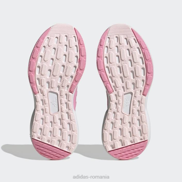 Adidas pantofi adidas rapidasport bounce dantela roz copii roz/alb 2JBN11349
