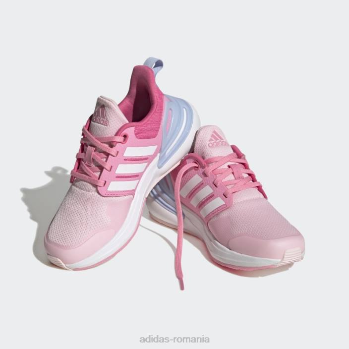 Adidas pantofi adidas rapidasport bounce dantela roz copii roz/alb 2JBN11349