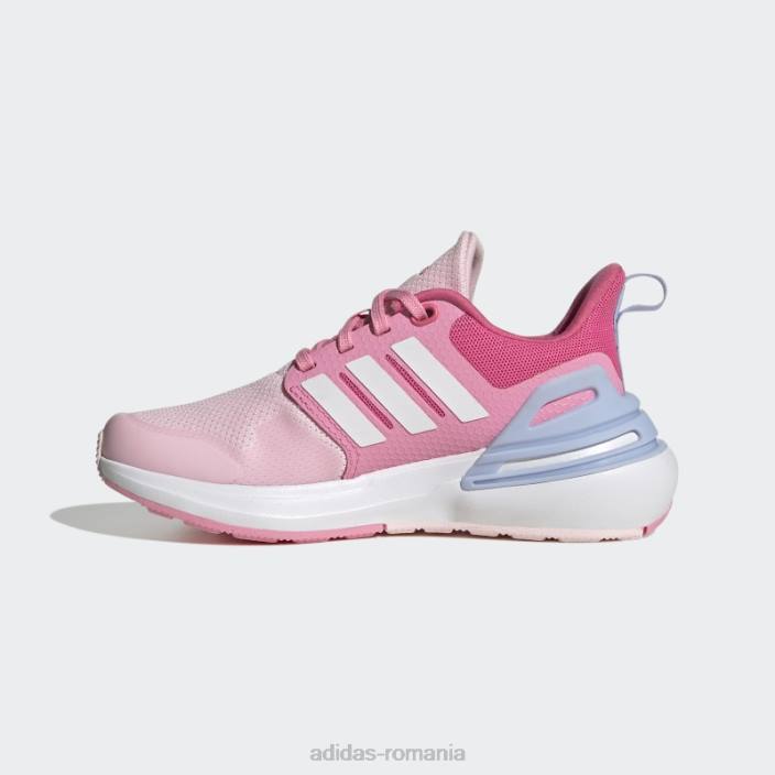 Adidas pantofi adidas rapidasport bounce dantela roz copii roz/alb 2JBN11349