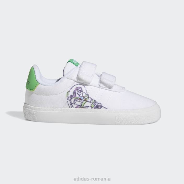 Adidas pantofi alb x disney pixar buzz lightyear vulc raid3r fierbinte copii alb/lai/violet 2JBN18173