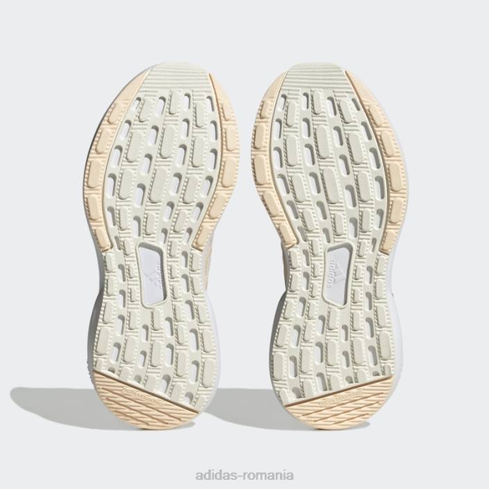 Adidas pantofi albi din dantela rapidasport bounce adidas copii alb/zero metalic/rosu 2JBN17775