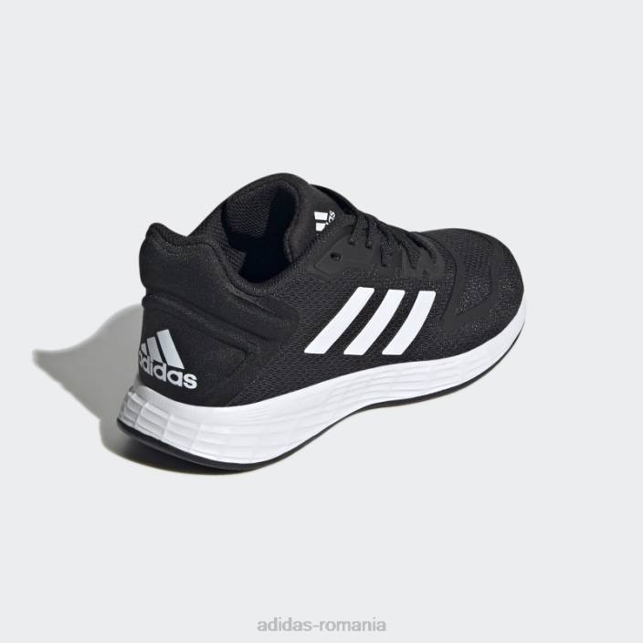 Adidas pantofi albi duramo 10 copii alb negru 2JBN11176