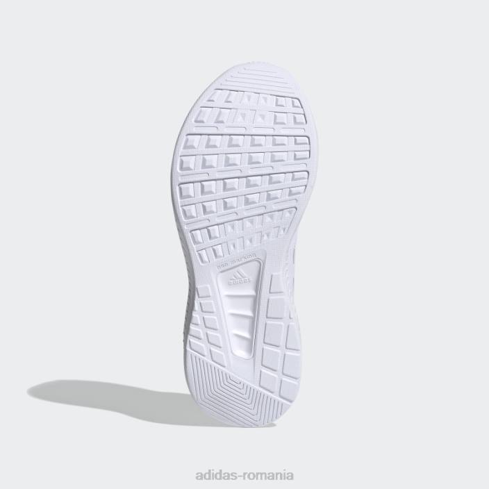 Adidas pantofi albi runfalcon 2.0 adidas copii alb/gri 2JBN18153