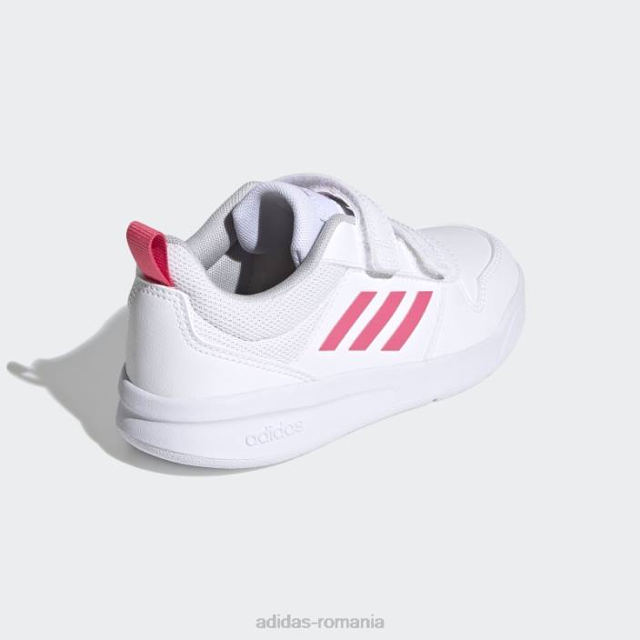 Adidas pantofi albi tensauri copii alb/roz real 2JBN18263